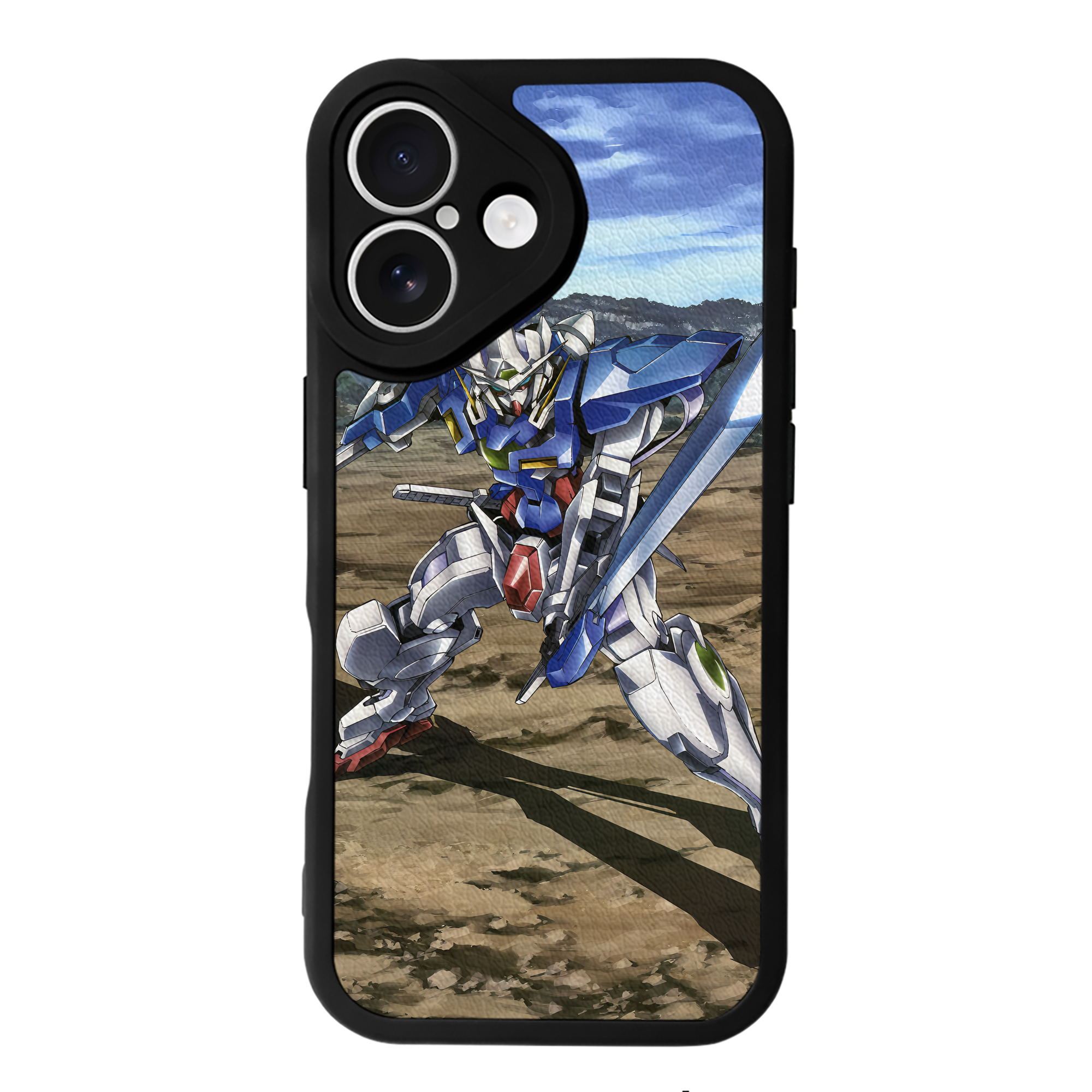 （画像用） 機動戦士ガンダム Mobile Suit Gundam 【iPhone 16シリーズ対応】シリコンスマホケース（レザー調） 材質：シリコン